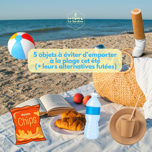 plage remplie de déchets
