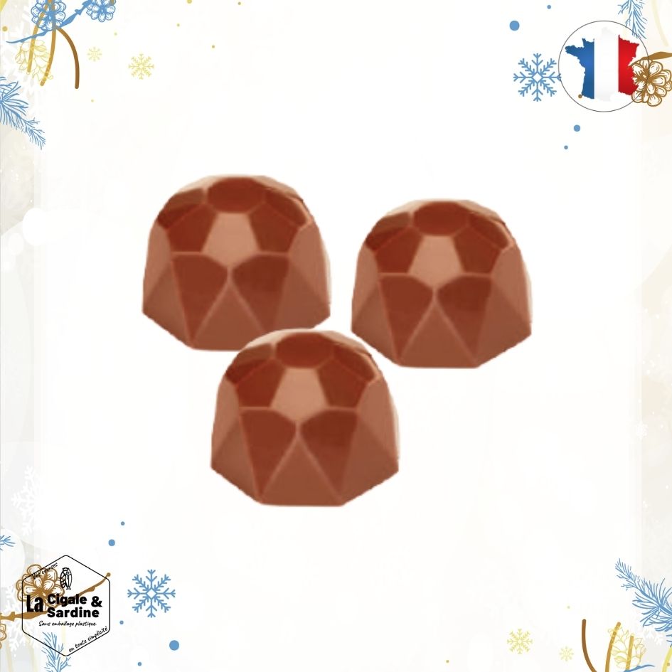 Chocolat Diamant Choco-noisettes cœur fondant - 120g