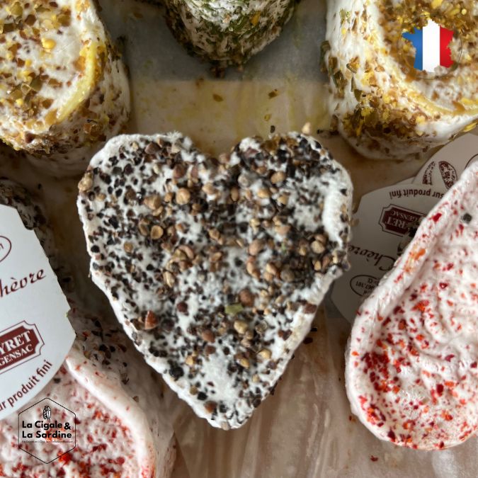 Fromage de Chèvre au Poivre - Cœur de Chèvre au Lait Cru