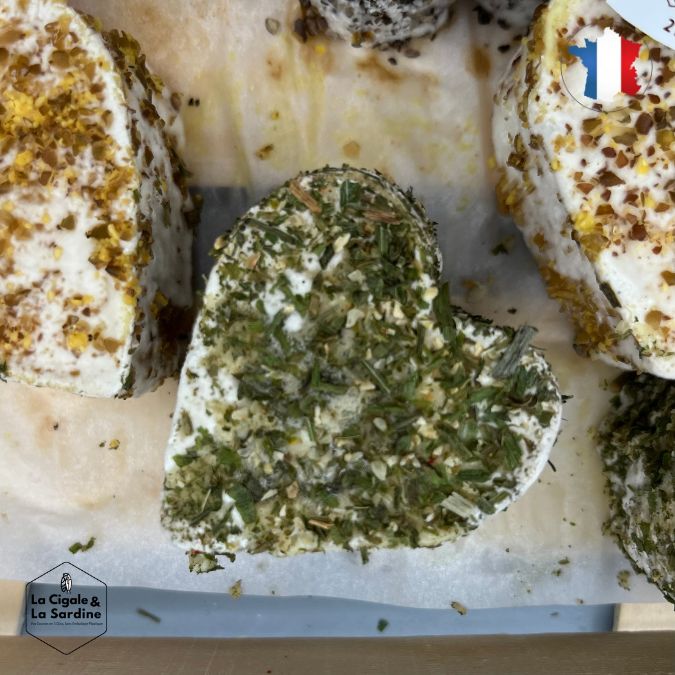 Fromage de Chèvre Herbes de Provence - Cœur de Chèvre au Lait Cru