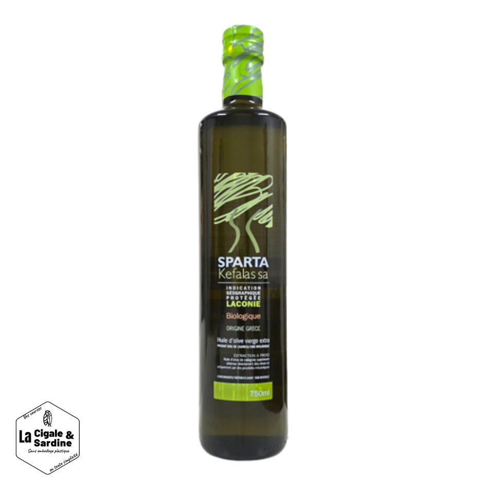 Huile d'olive Bio IGP Laconie (Grèce) - 75cl