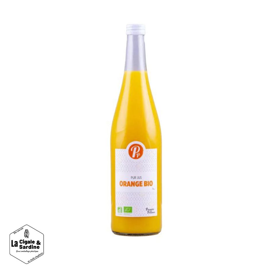 Jus d'Orange Bio Pressé en Provence | 74cl