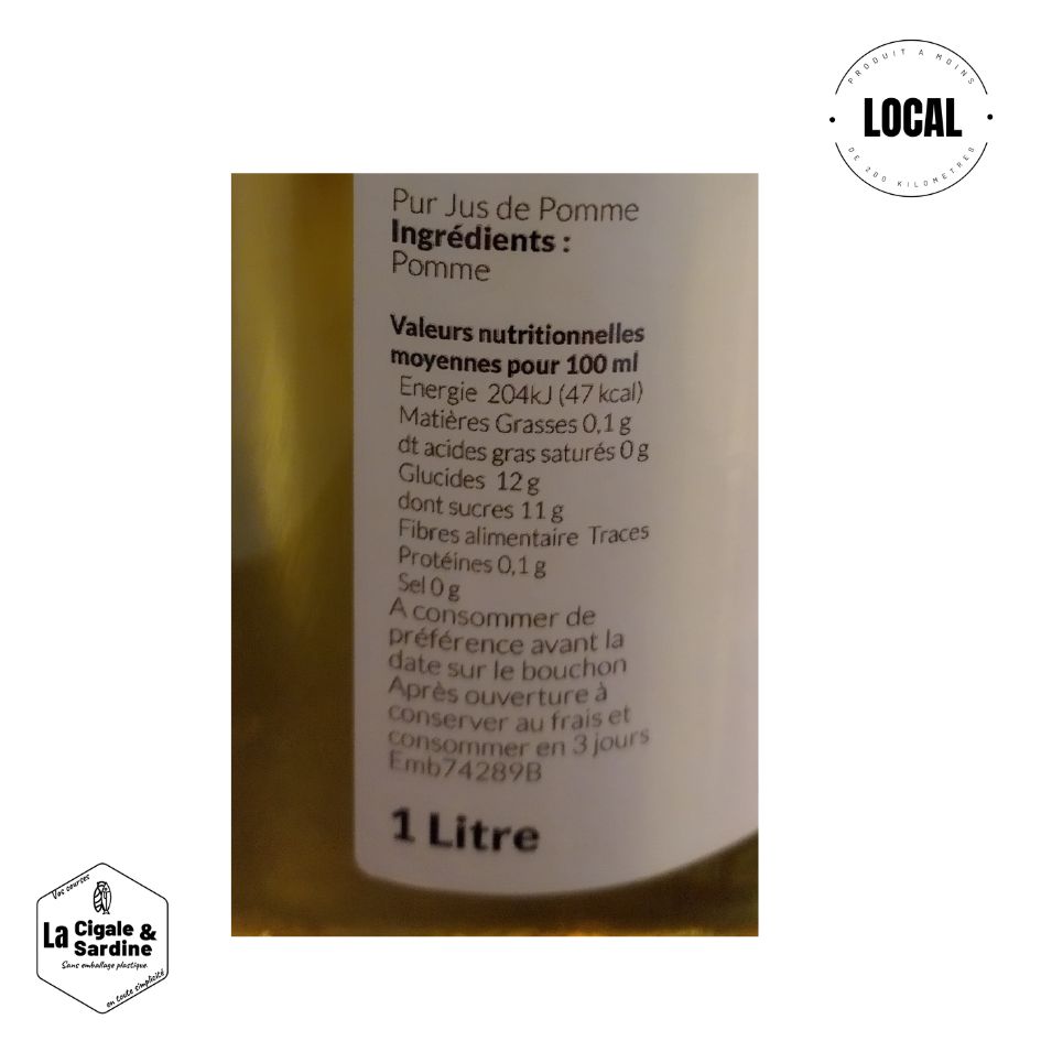 Pur Jus de Pommes des Alpes | 1L