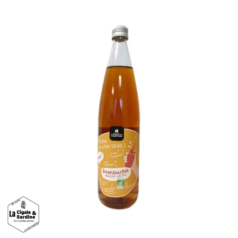 Kombucha Abricot Pêche - 75cl