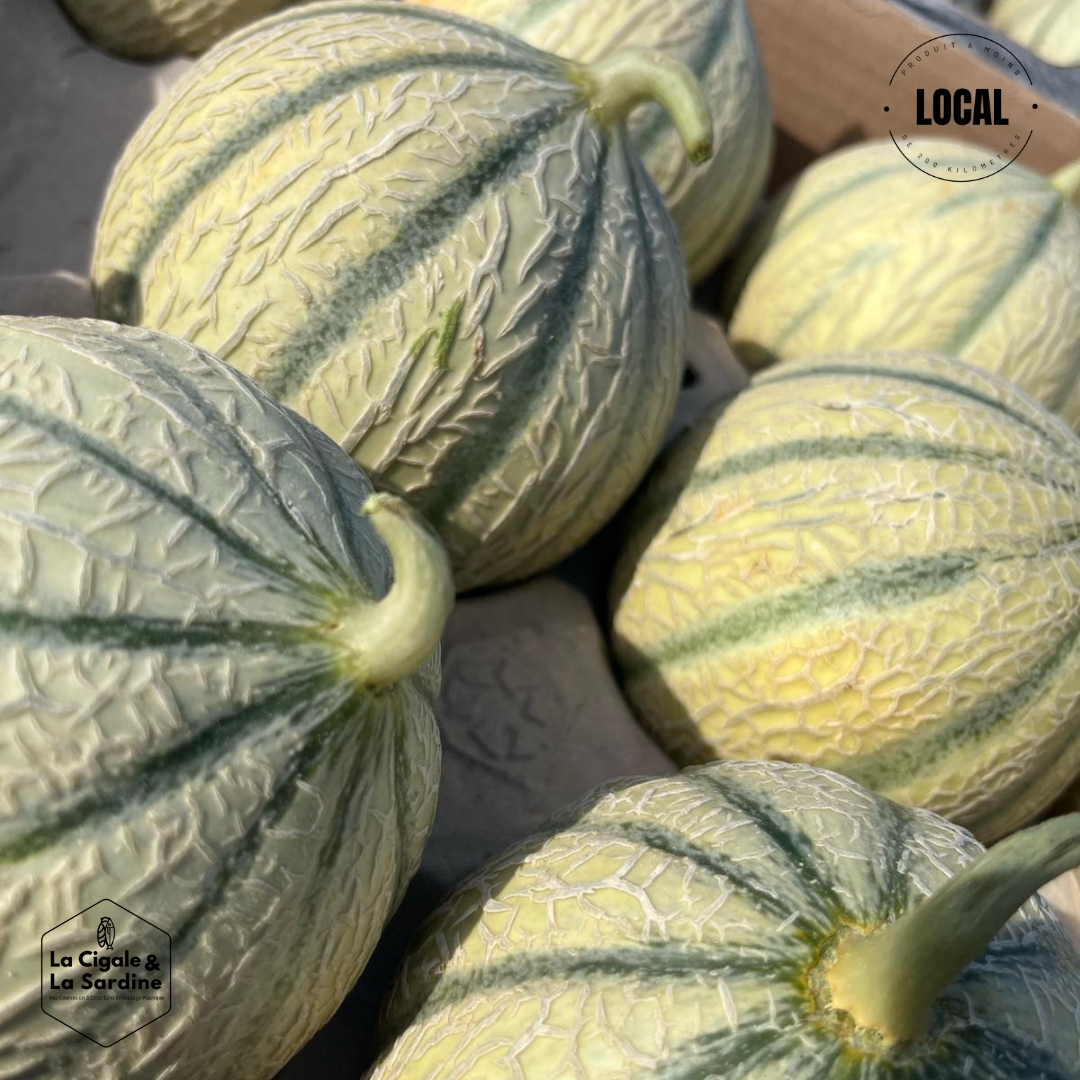 Melon Charentais local et sucré | Cultivé à Roquevaire