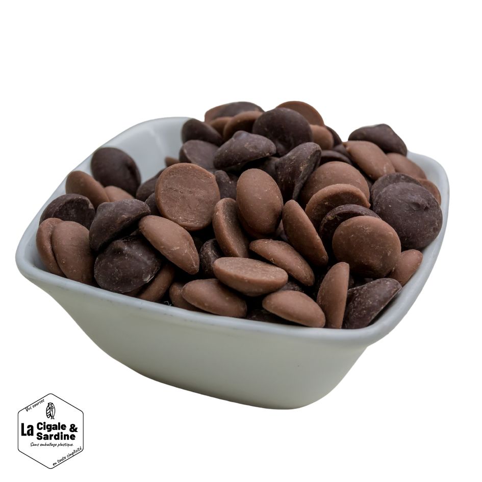 Chocolat au lait | Palets en Vrac