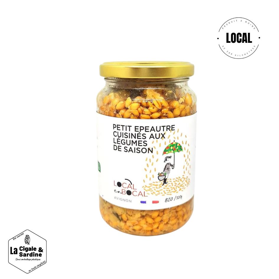 Petit Epeautre aux légumes de saison (recette changeante) | 320g