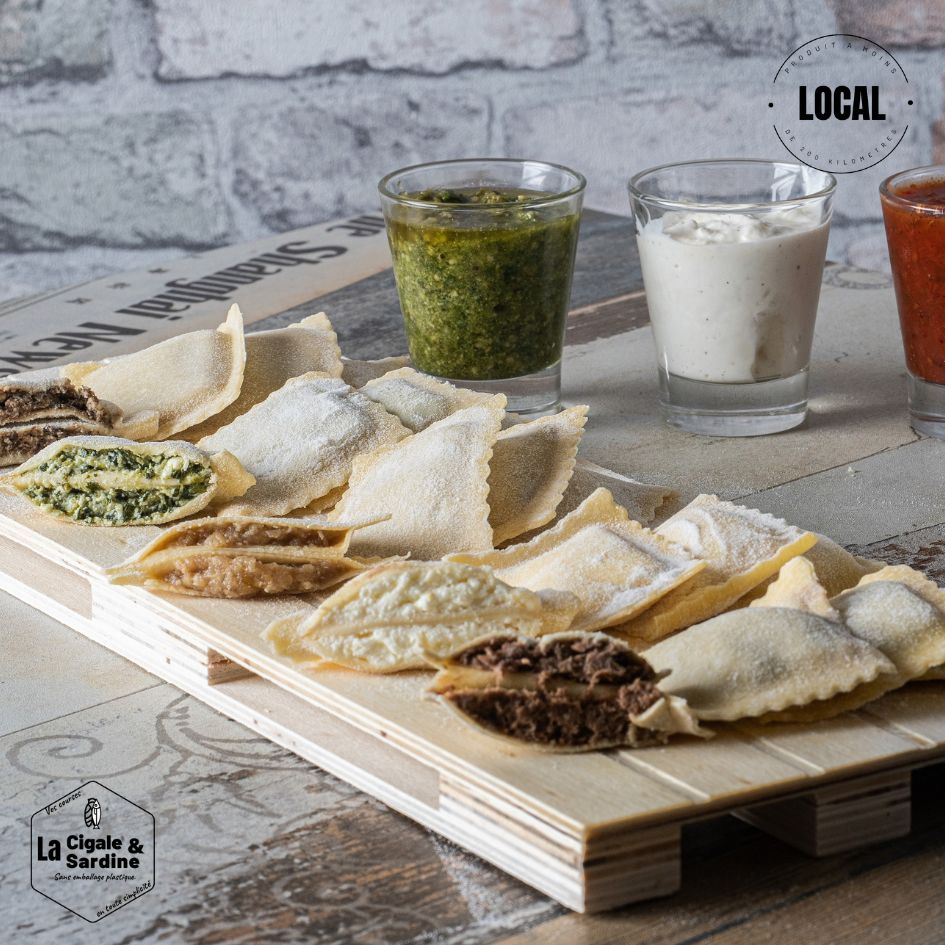 Raviolis Pesto Ricotta | Pâtes Fraîches