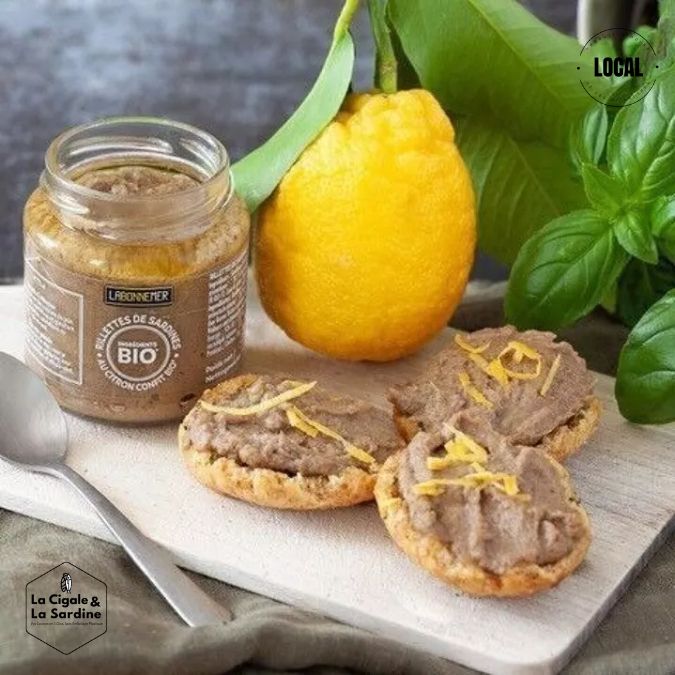 Rillettes de Sardines Bio au Citron Confit - La Bonne Mère