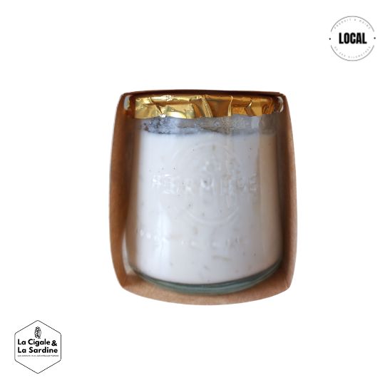 Riz au Lait à la vanille de Madagascar - Au Lait entier des Alpes | Pot individuel en Verre