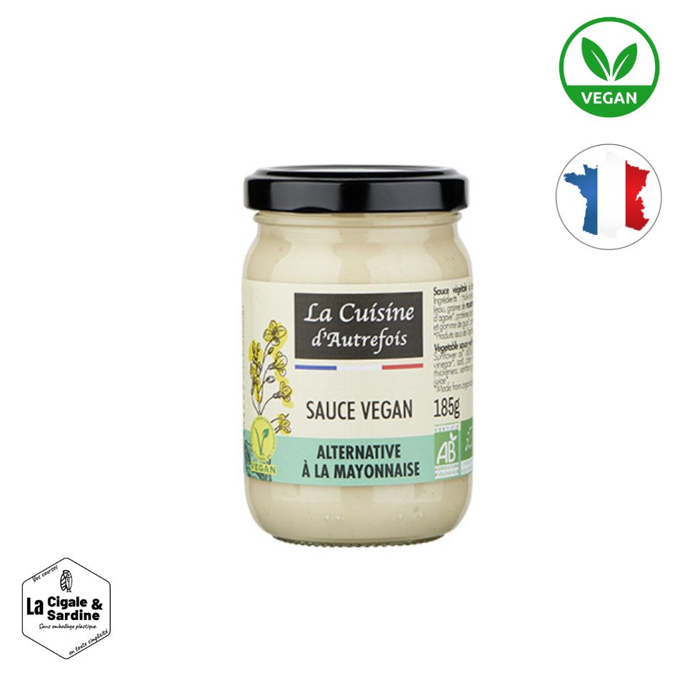 Sauce Mayonnaise Vegan 100% végétale - Sans oeuf | 185g
