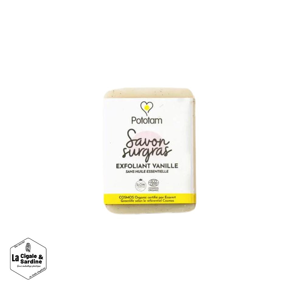 Savon Surgras Exfoliant Vanille|Convient aux Femmes Enceintes