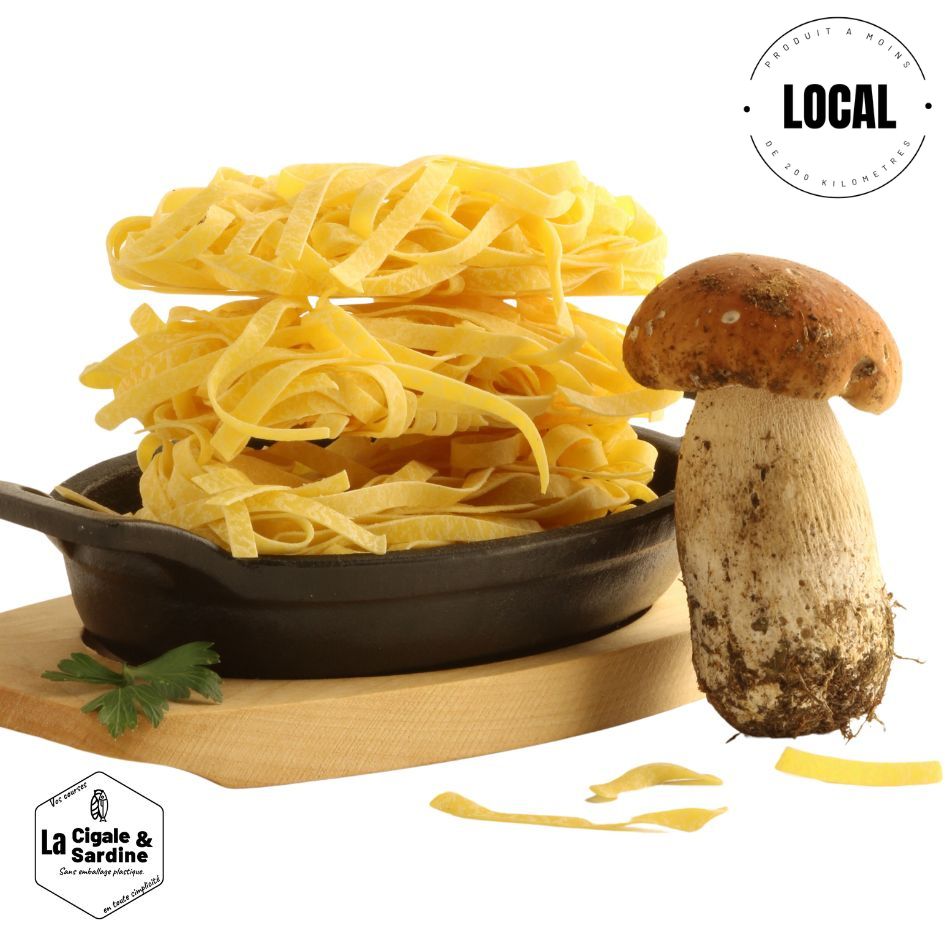 Tagliatelles Cèpes et Châtaignes - Fabriquées en Provence