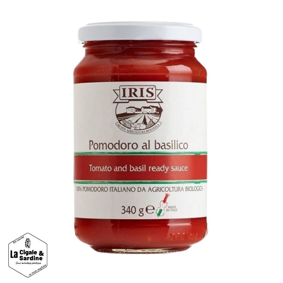 Pulpe de tomates au basilic - Coopérative italienne | 340g