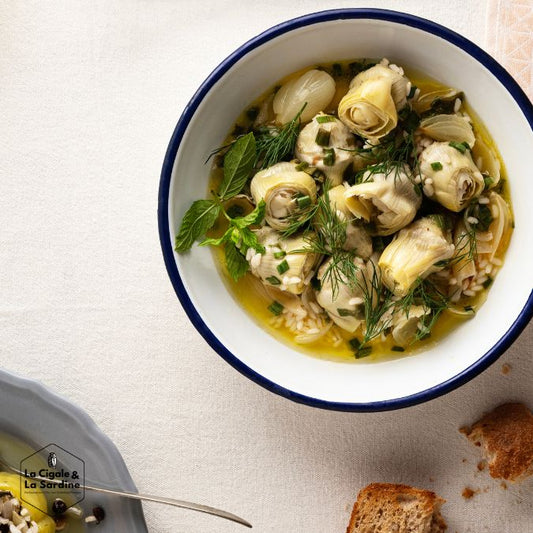 Concoctez la Recette traditionnelle marseillaise d'Artichauts en Barigoule. Recette Provençale de Printemps