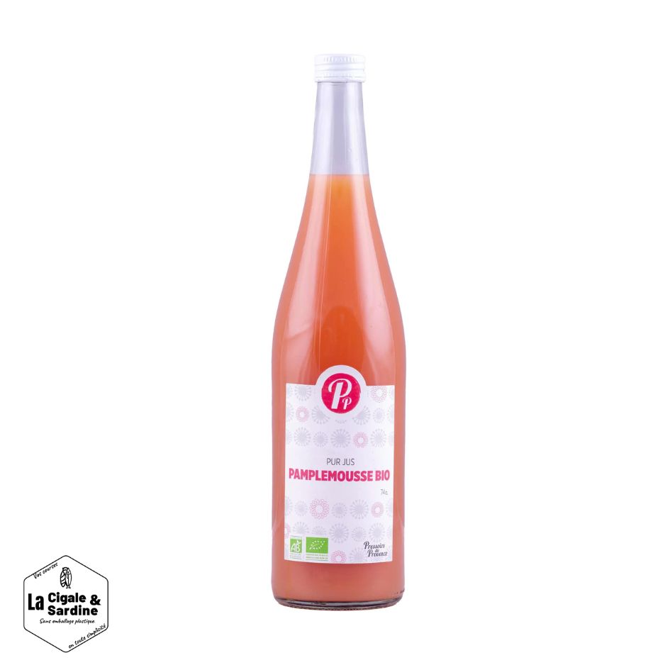 Pamplemousse Bio Jus de Pamplemousse Bio Pressé en Provence | La Cigale & La Sardine