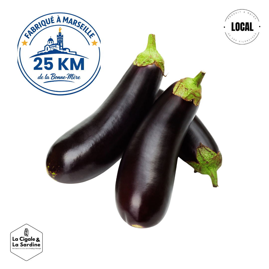Aubergines cultivées à Roquevaire
