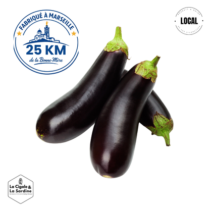 Aubergines cultivées à Roquevaire