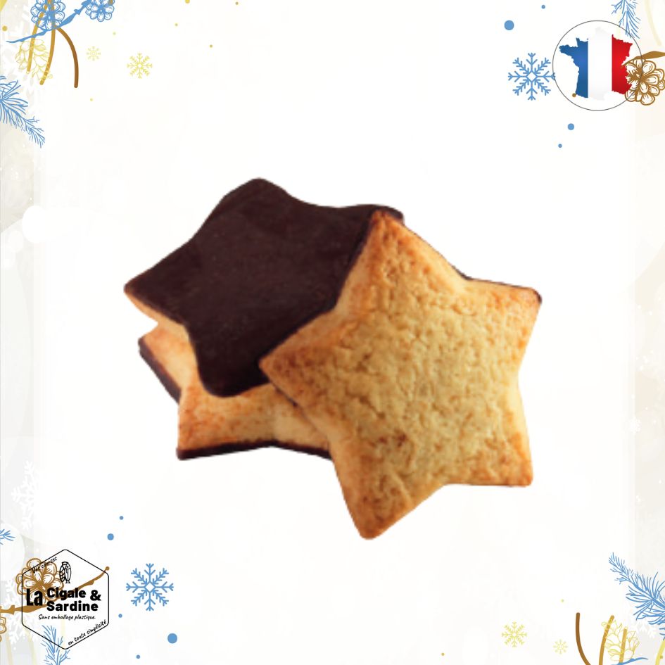 Biscuits de Noël - Etoile Chocolat Orange