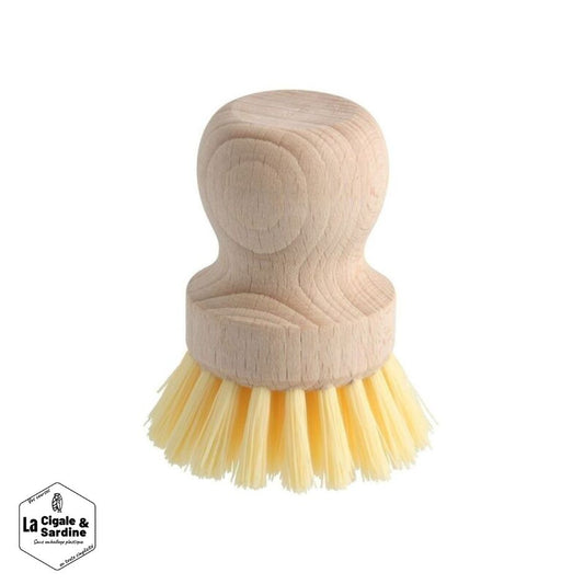 Brosse à Vaisselle en Bois de Hêtre