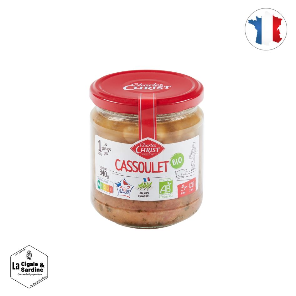 Cassoulet bio | Viande d'origine française | 340g