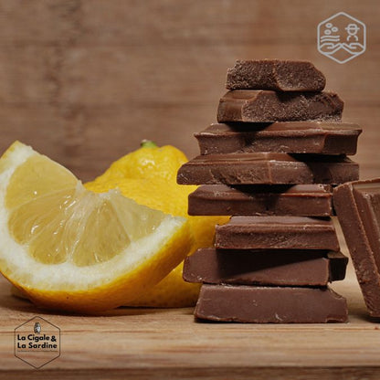 Tablette de Chocolat Noir Citron - Vrac｜Fabriquée dans la Drôme