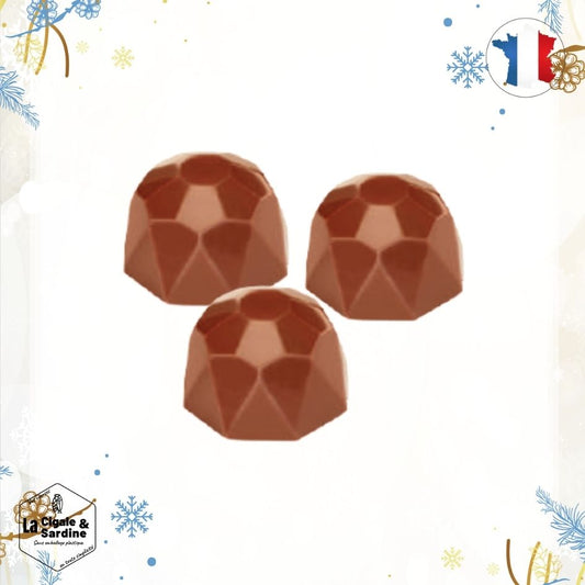 Chocolat Diamant Choco-noisettes cœur fondant - 120g
