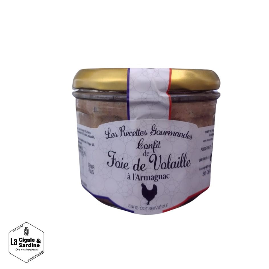 Confit de Foie de Volaille à l'Armagnac | 180g