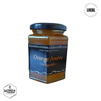 Confiture Artisanale Oranges Amères | 315g | Cuite au Chaudron de Cuivre