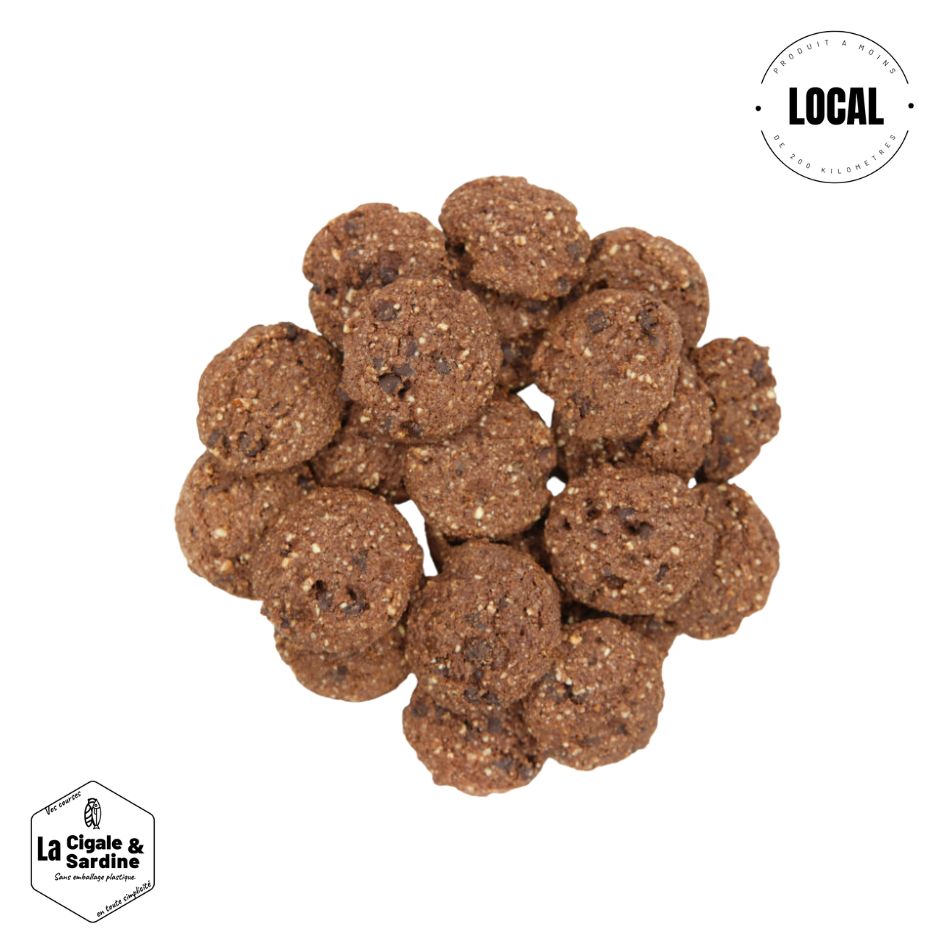 Cookies Biscuits Choco-Châtaigne Vegan Sans Gluten | Vrac