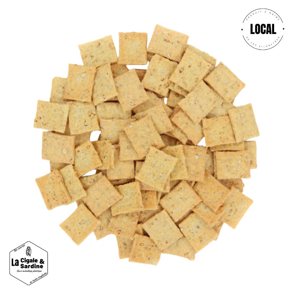 Crackers Emmental Graines de Moutarde | Vrac