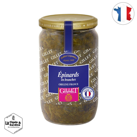 Epinards en branches | Origine France | 420g