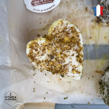 Fromage de Chèvre au Fenugrec - Cœur de Chèvre au Lait Cru