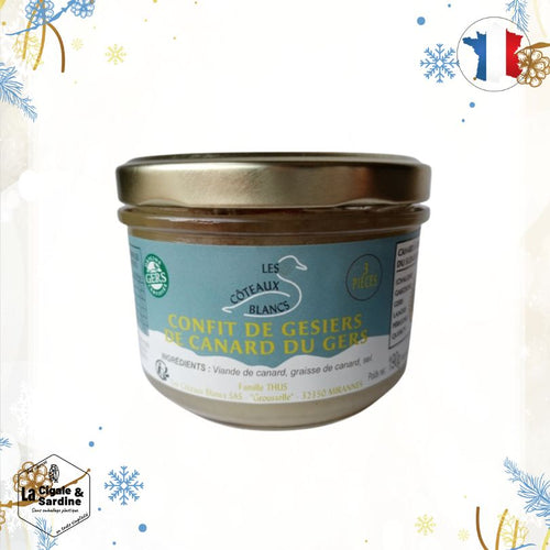 Confit de Gésiers de Canard du Gers | 3 pièces