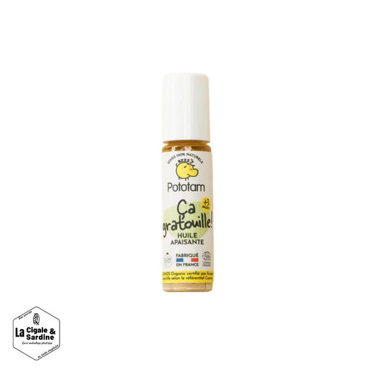 Huile apaisante - ça gratouille !