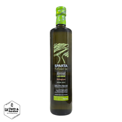 Huile d'olive Bio IGP Laconie (Grèce) - 75cl