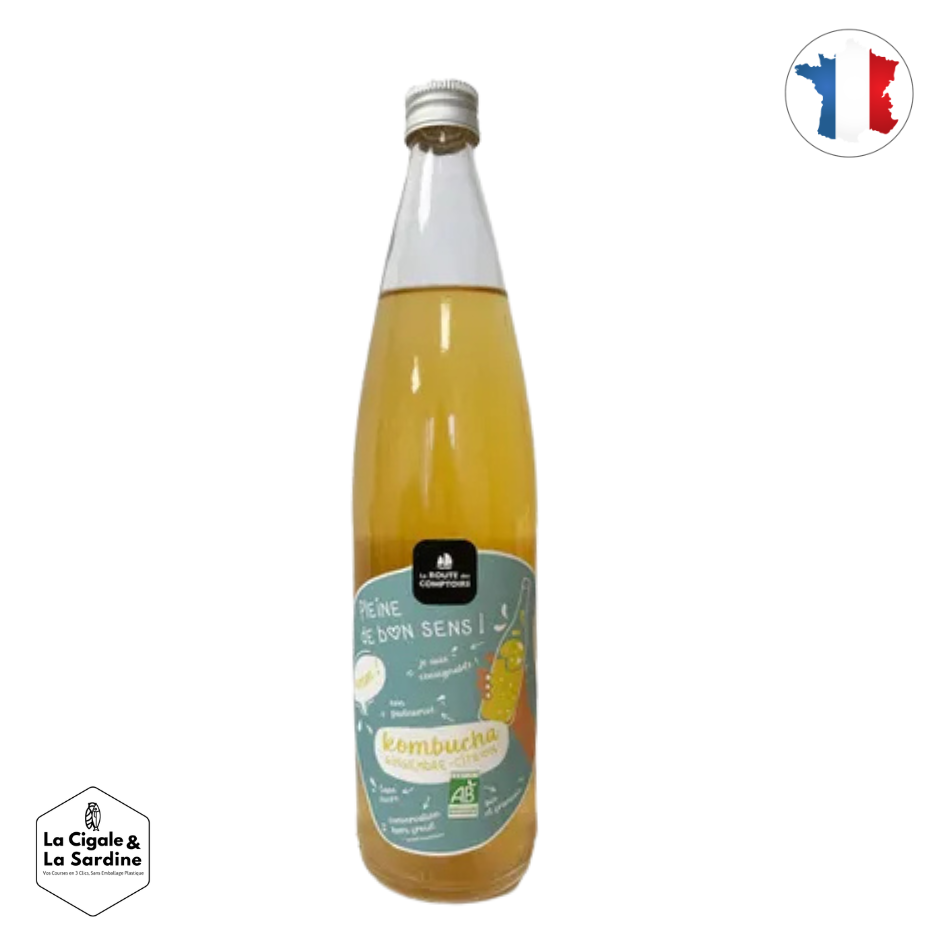 Kombucha Gingembre Citron - 75cl