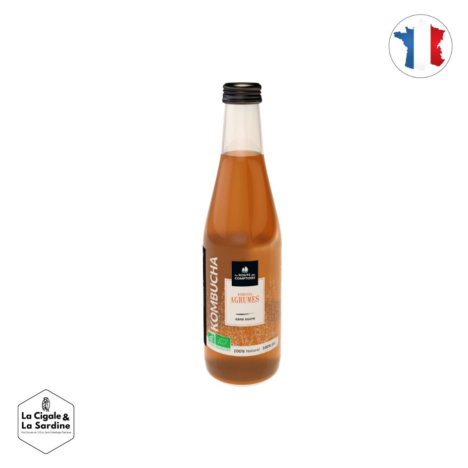 Kombucha Agrumes - 25cl | Origine France