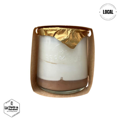 Yaourt Crème de Marron - Au Lait entier des Alpes | Pot individuel en Verre