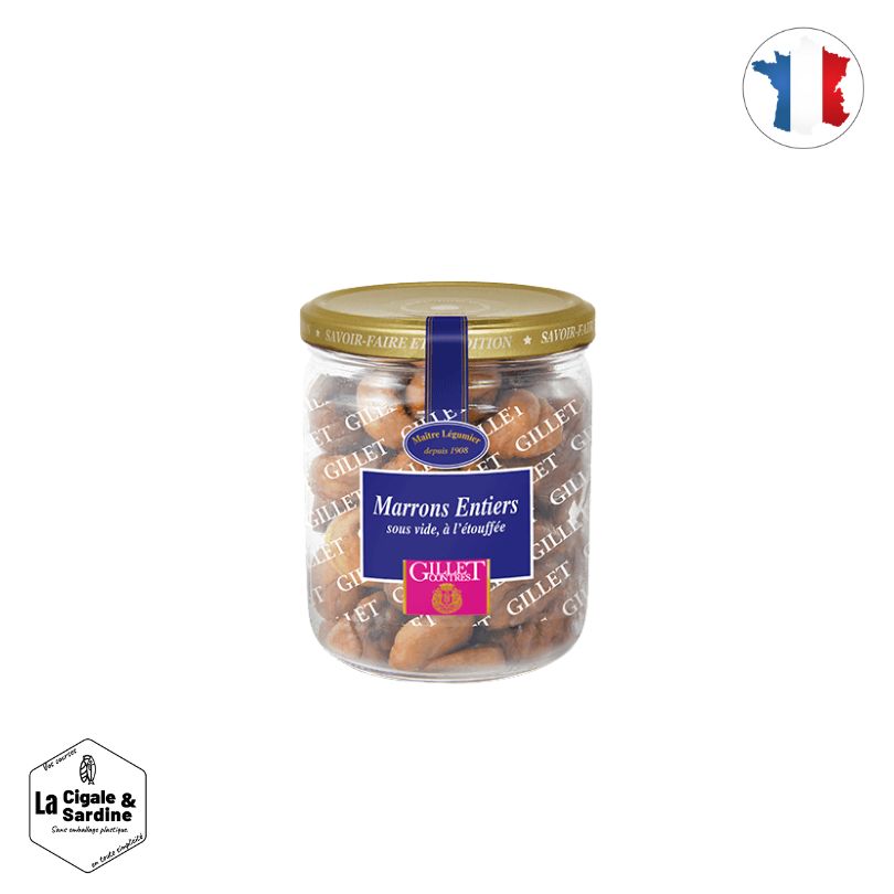 Marrons entiers sous vide à l'étouffée - 250g