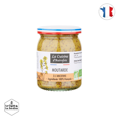 Moutarde à l'ancienne 100% Origine France | 210g