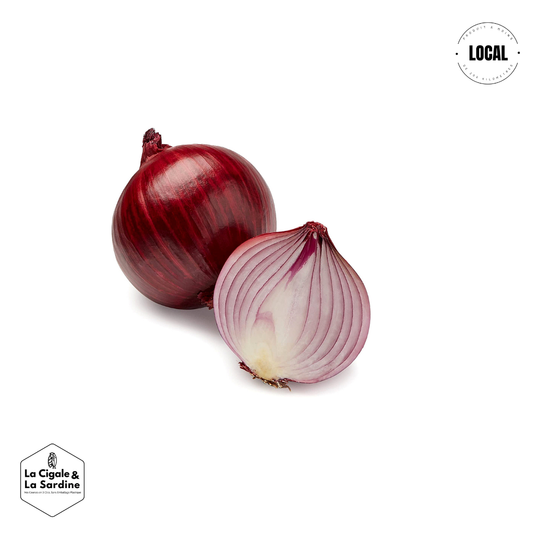 Oignon Rouge | Cultivé à Aubagne