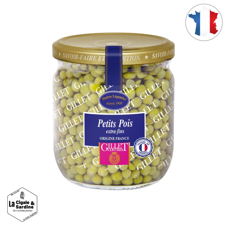 Petits Pois extra-fins | Origine France | 44,6cl