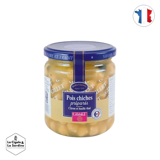 Pois Chiche cuisinés Citron Basilic | Origine France
