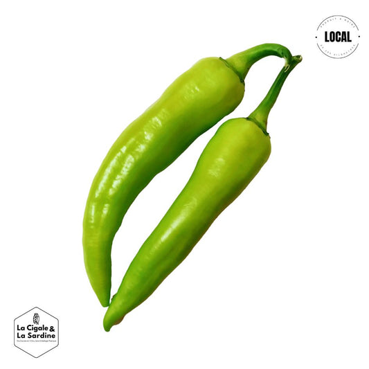 Poivron Vert Petit Marseillais - Petit poivron fin | Cultivé à Roquevaire