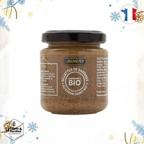 Rillettes de Sardines Bio au Citron Confit - La Bonne Mère