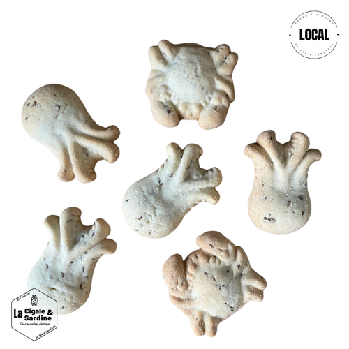 Biscuits Sablés Sucrés aux Pépites de Chocolat | Fabriqués à Marseille