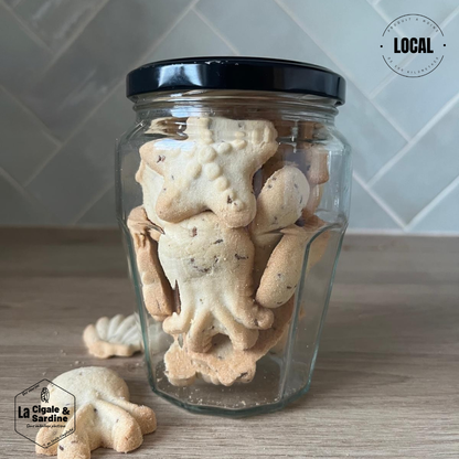 Biscuits Sablés Sucrés aux Pépites de Chocolat | Fabriqués à Marseille