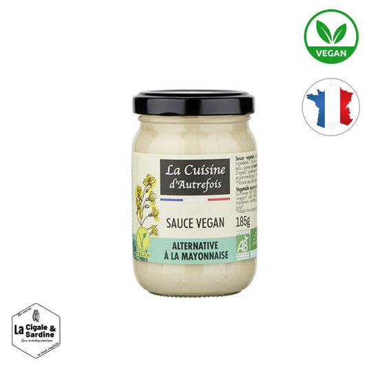 Sauce Mayonnaise Vegan 100% végétale - Sans oeuf | 185g