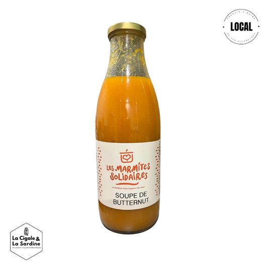 Soupe de Butternut Anti-Gaspi et Solidaire | Fabriquée à Marseille